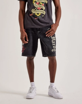 Ed Hardy Live Fast Denim Shorts Fashion culture Everyday wear