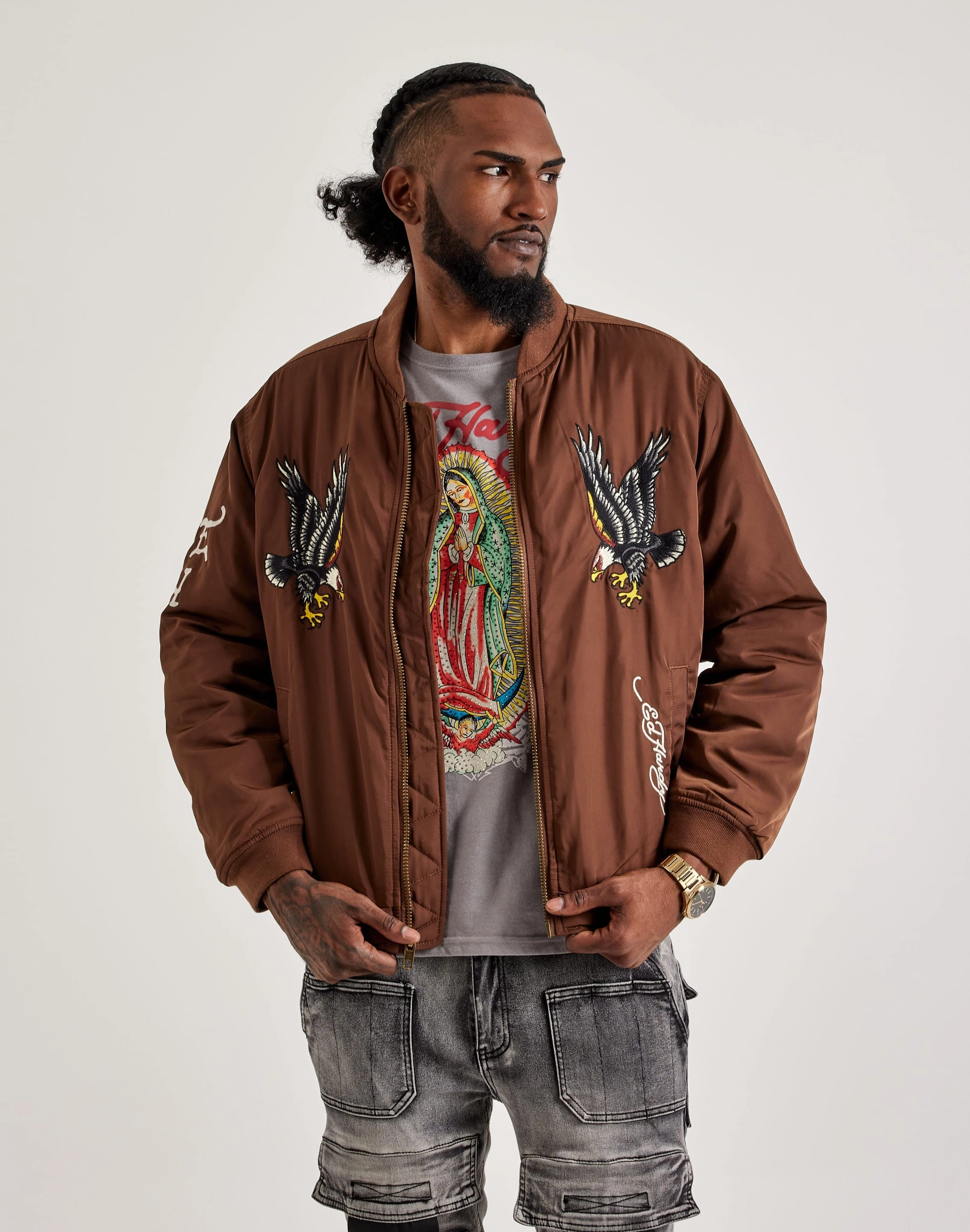Ed Hardy Panther Bomber Jacket Stylish products Fashion exhibitions