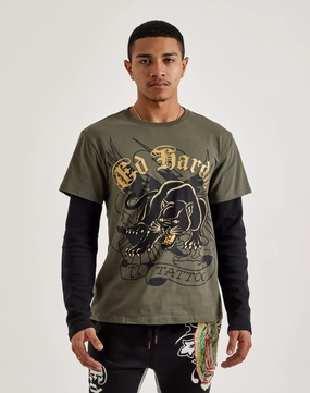 Ed Hardy Panther Long-Sleeve Tee Stylish products Fashion events