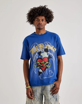 Ed Hardy  Sacred Heart Washed Boxy Tee Formal wear selections Fashion culture