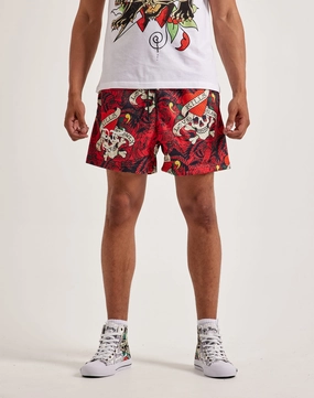 Ed Hardy Skull Mesh Shorts Classic fashion pieces Swimwear selections