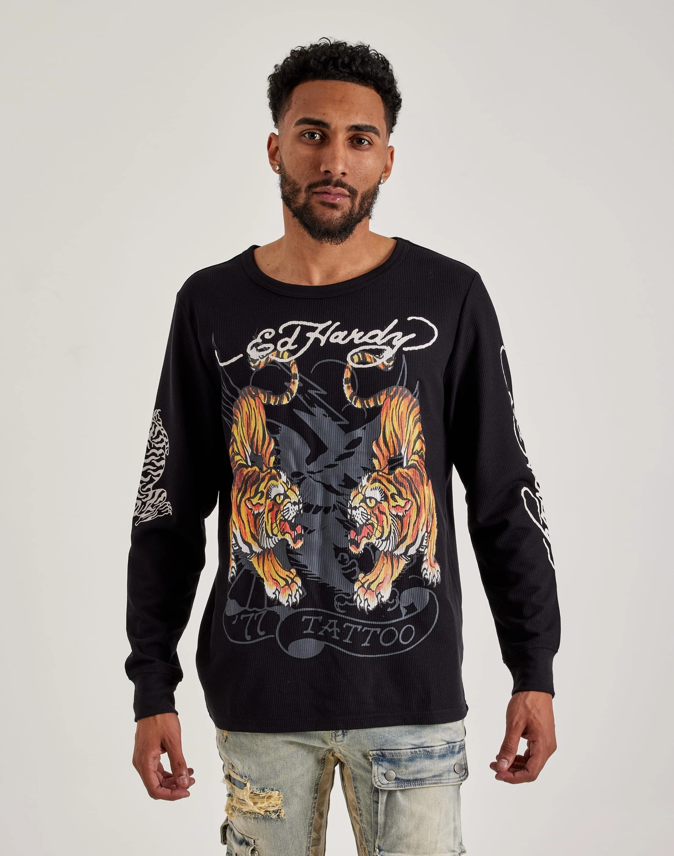 Ed Hardy  Tiger Thermal Beaded fashion items Formal wear selections