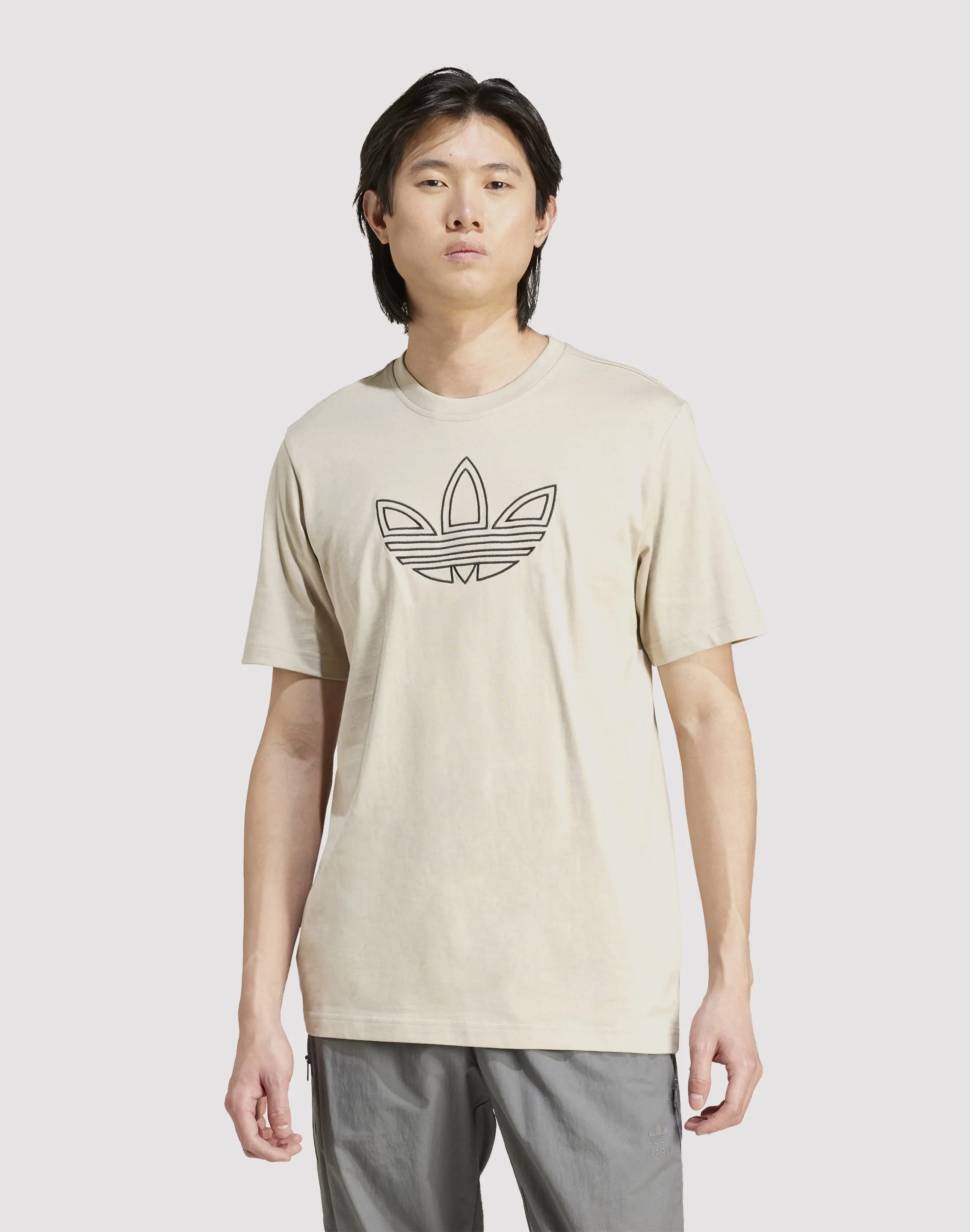 Embroidered fashion Adidas Outlined Trefoil Tee Fashion inspiration