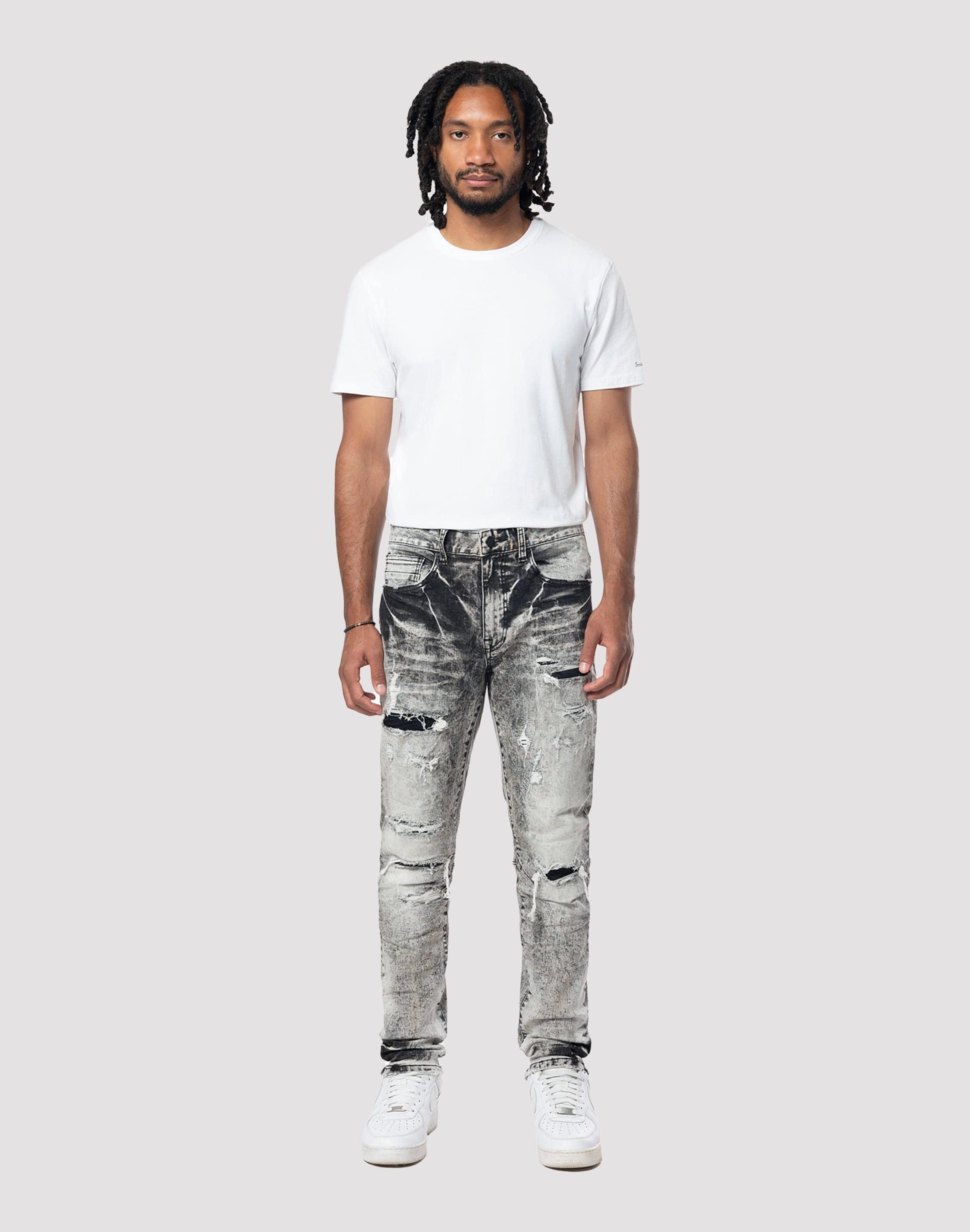 Embroidered fashion Grindhouse Vintage Wash Aurora Jeans Lace - detailed fashion
