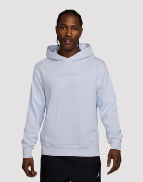 Embroidered fashion Jordan Air Wordmark Fleece Grey Pullover Polyester - used fashion