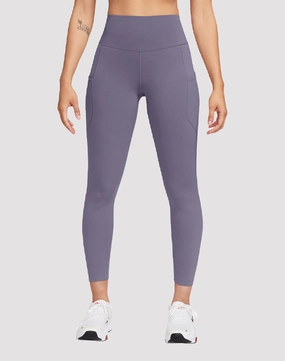 Embroidered fashion Nike One Dri-FIT High-Waisted 7/8 Leggings Everyday wear