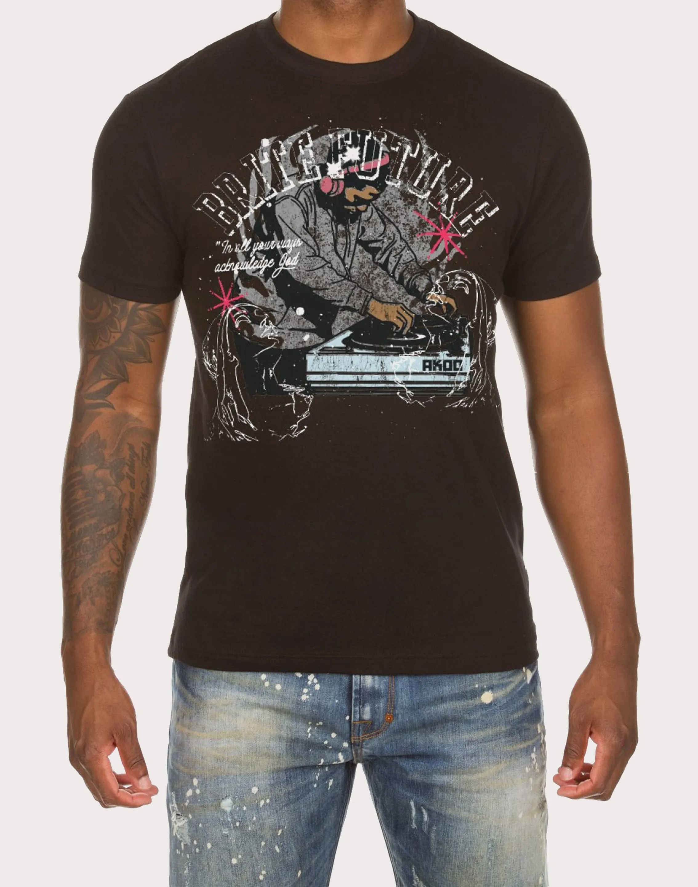 Ethical fashion choices Akoo No Rivals Records Tee Sustainable fashion