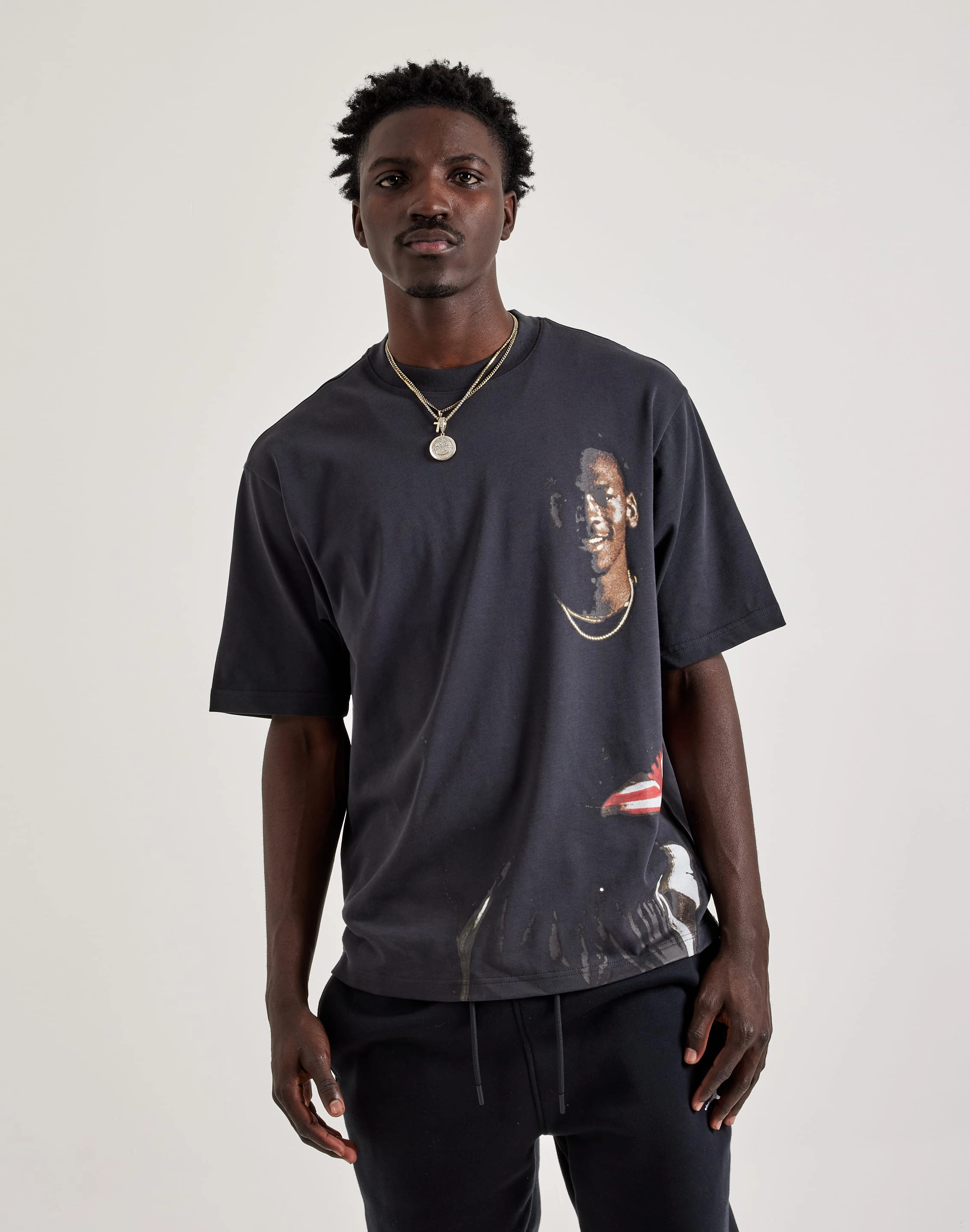 Ethical fashion choices Jordan Statement Tee Upcycled fashion