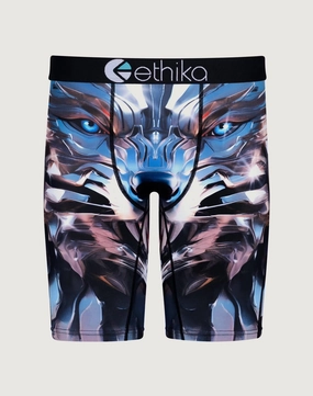 Ethika Chrome Wolf Boxer Briefs Evening wear Sustainable fashion practices