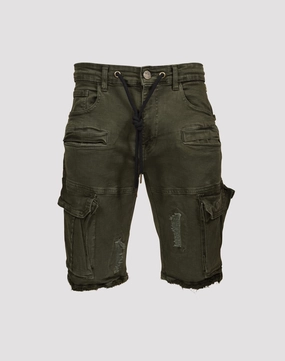 Evening wear Grindhouse Distressed Twill Green Cargo Shorts Apparel finds