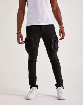 Evening wear Smoke Rise Twill Slim Tapered Cargo Pants Beaded fashion items