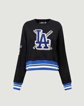 Everyday wear Pro Standard Los Angeles Dodgers Mashup Rib Crewneck Fashion swaps