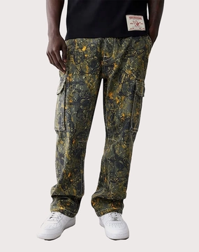 Everyday wear True Religion Buddha Camo Big T Cargo Pants Retro fashion finds