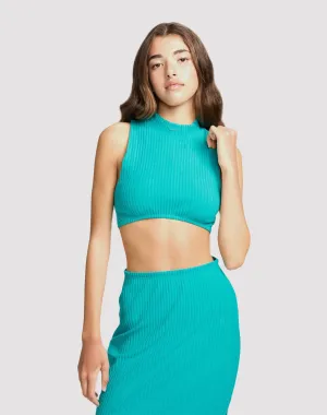 Fashion boutiques Nike Sportswear Chill Knit Ribbed Cropped Tank Embroidered fashion