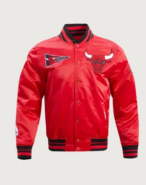 Fashion catalog Pro Standard Chicago Bulls Retro Classic Rib Satin Jacket Style statements