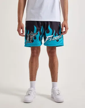 Fashion culture Pro Standard Florida Marlins Flame Shorts Fashion archives