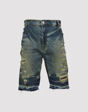 Fashion exhibitions Grindhouse Frayed Edge Denim Shorts Trendy gear