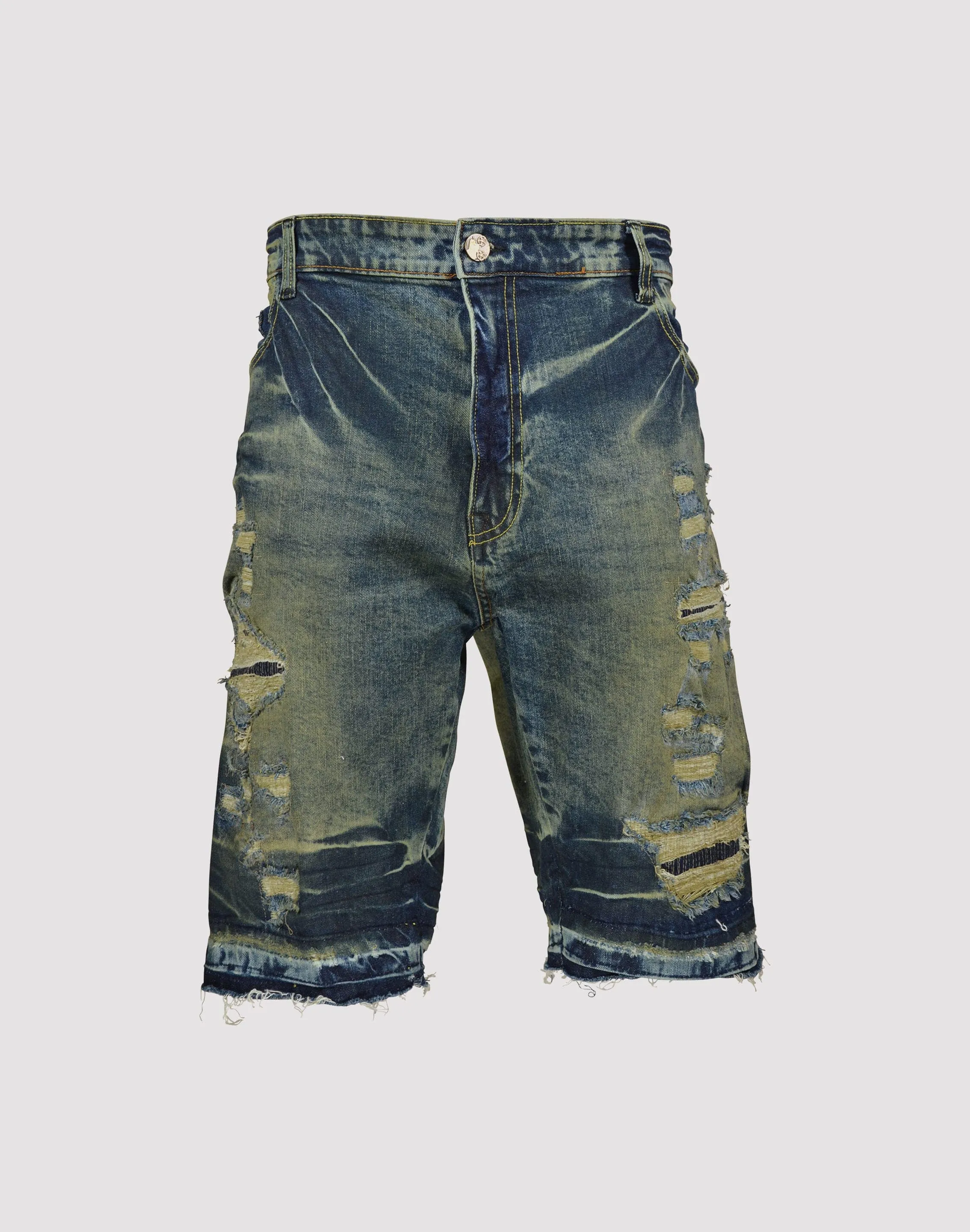 Fashion exhibitions Grindhouse Frayed Edge Denim Shorts Trendy gear
