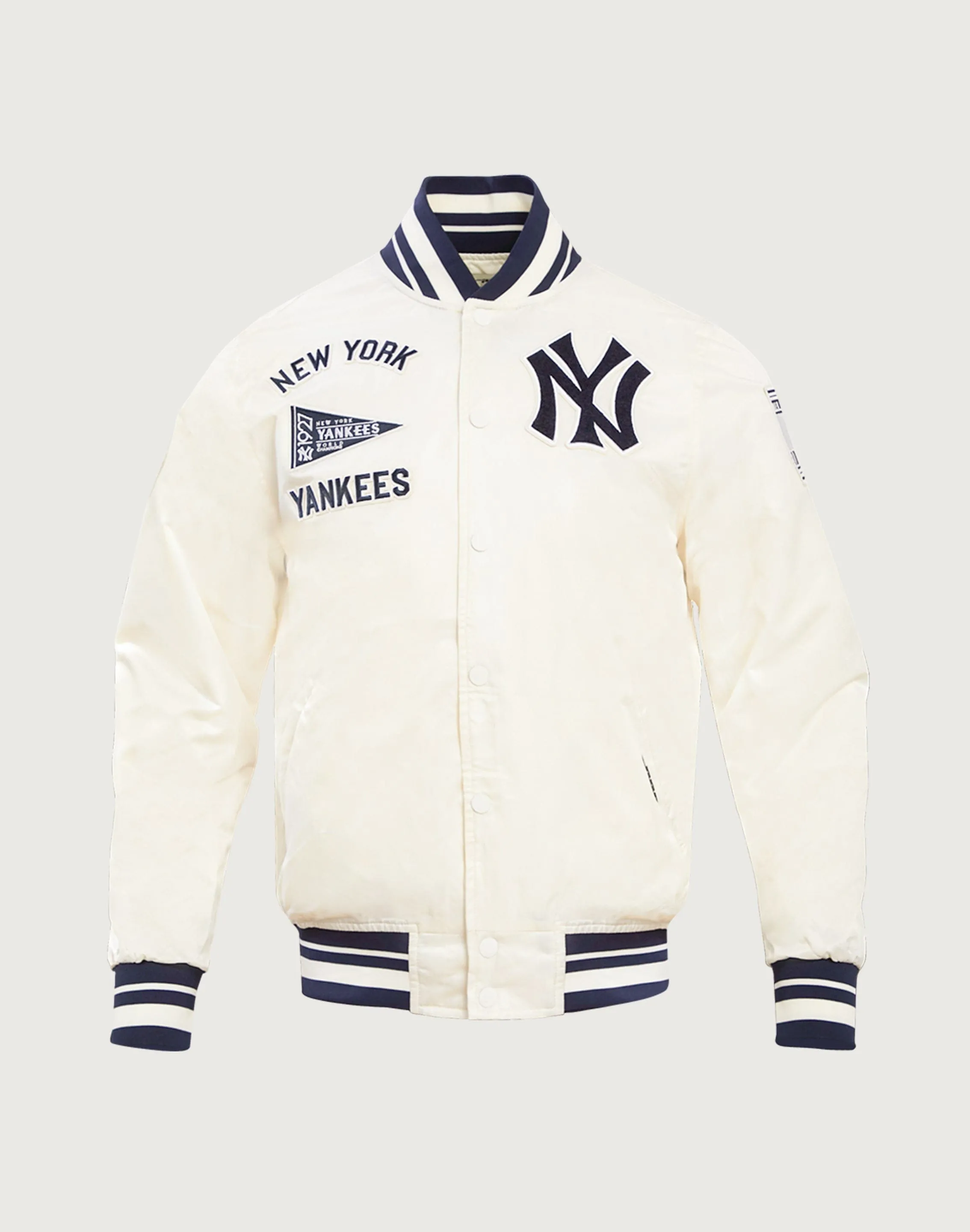 Fashion models Pro Standard New York Yankees Retro Classic Rib Satin Jacket Minimalist fashion