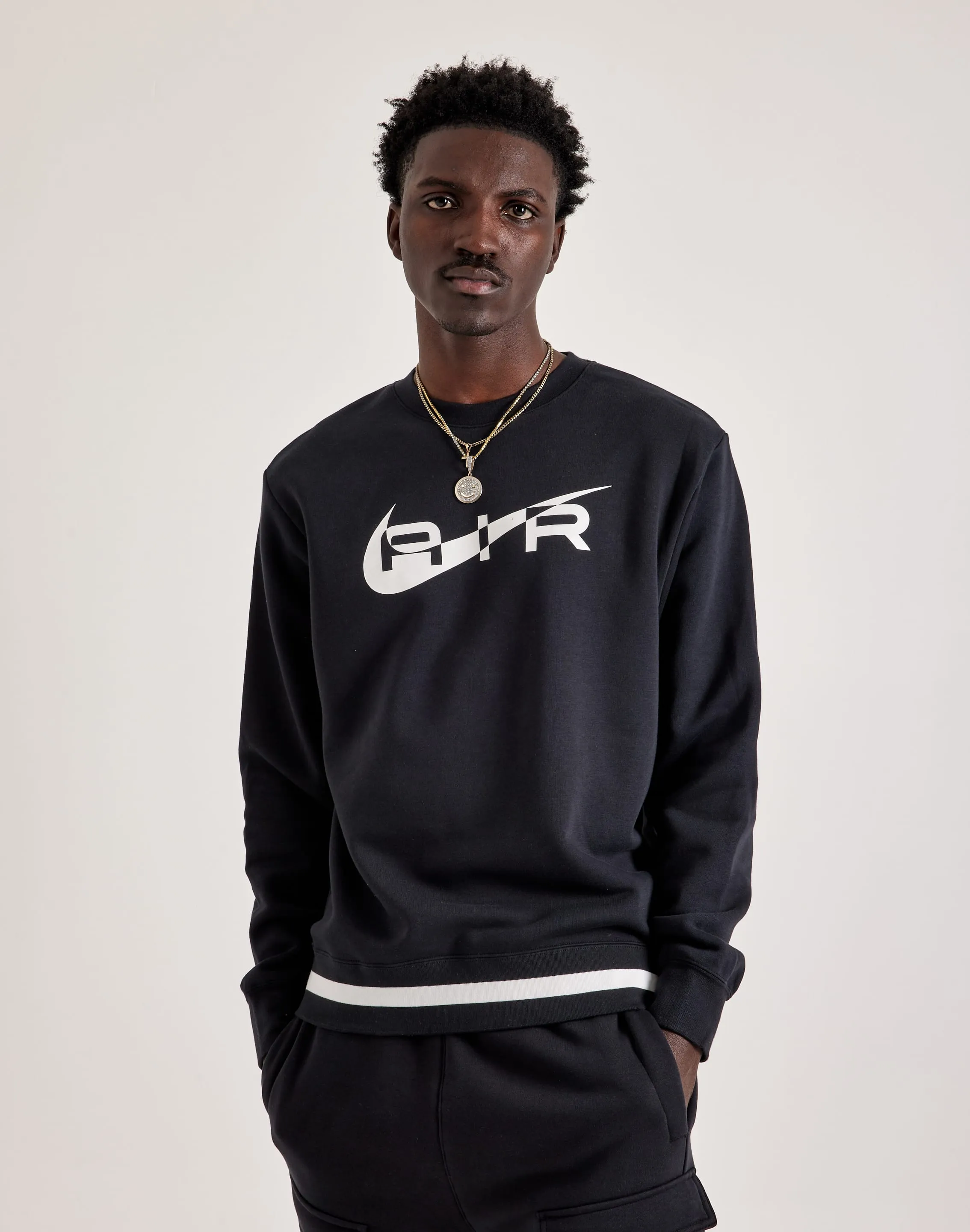 Fashion must - haves Nike Air Fleece Crewneck Sweatshirt Recycled fashion materials
