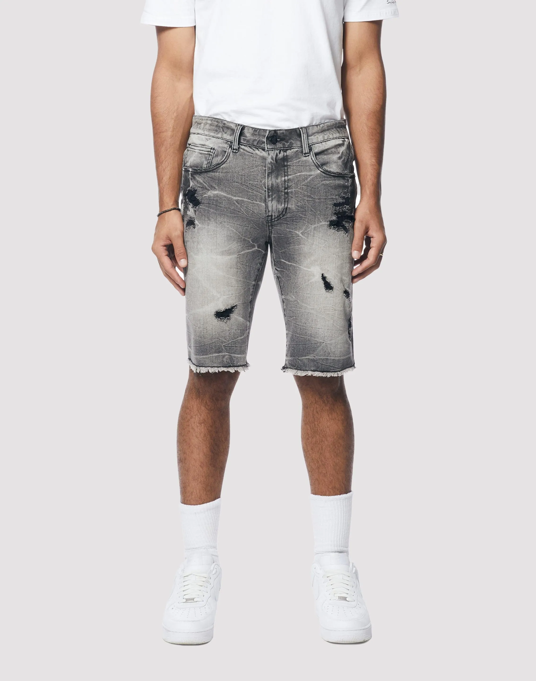 Fashion subscription services Grindhouse Lightning Essentials Denim Black Shorts Fashion events