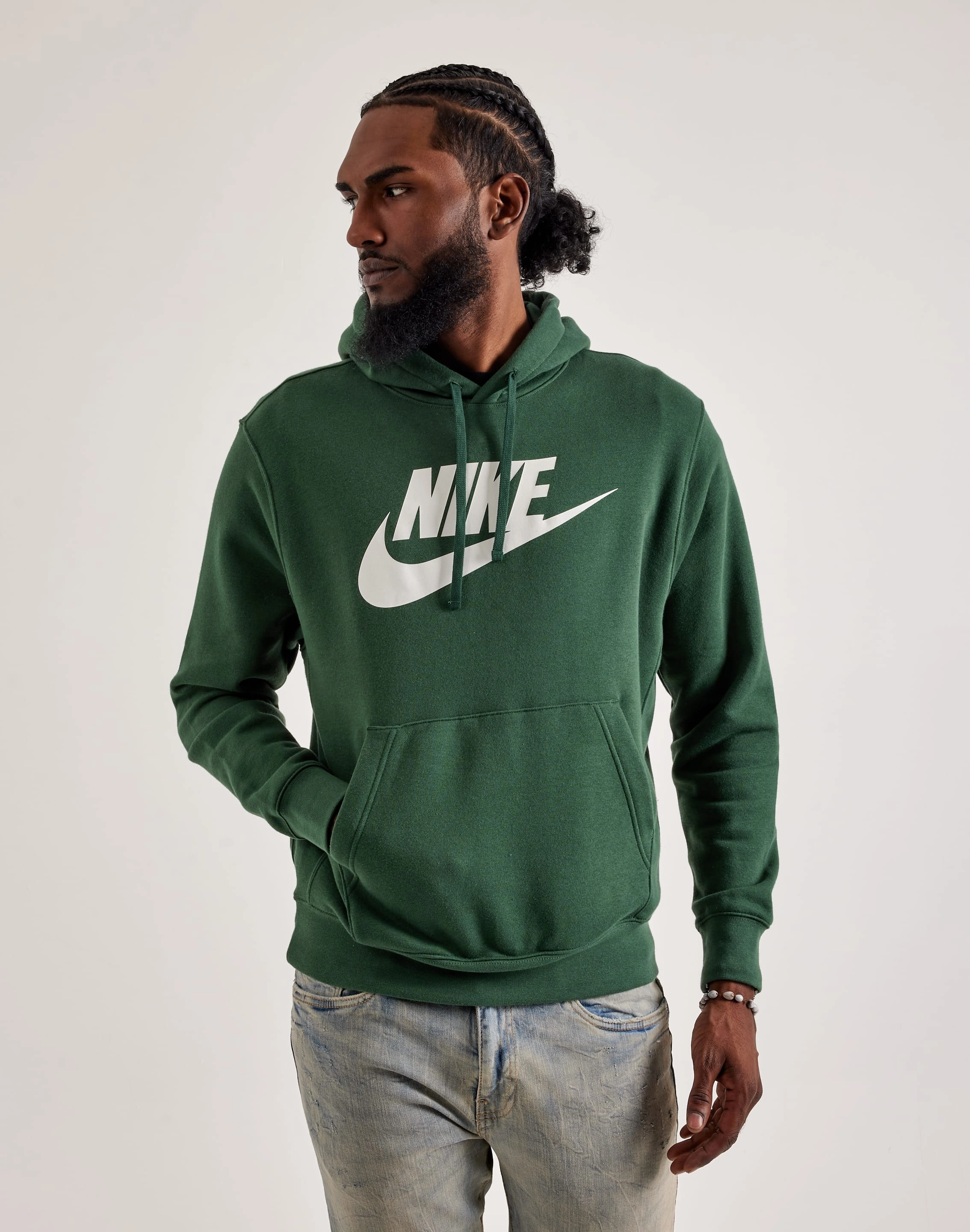 Fashion bloggers' picks Nike Club Fleece Graphic Pullover Hoodie Outerwear options