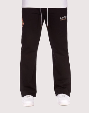 Fashion boutiques Akoo Nouveau Black Sweatpants Bohemian style items