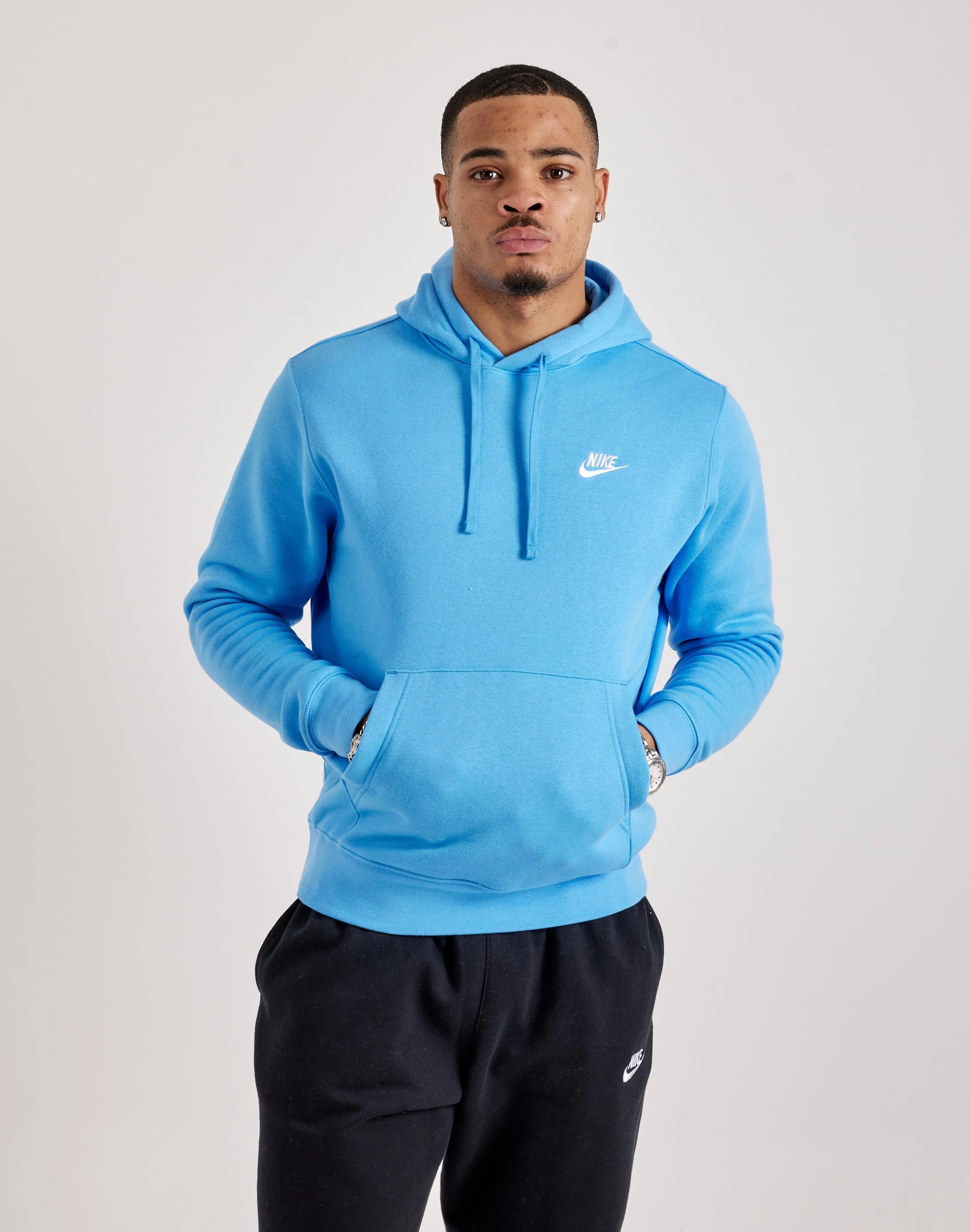Nike Club Fleece Pullover Hoodie Luxury fashion items Upcycled fashion