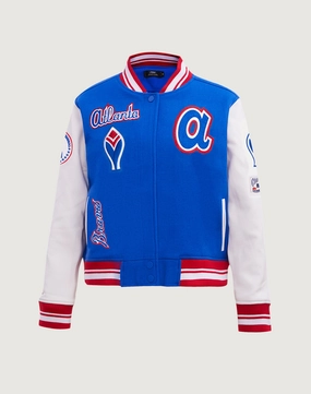 Fashion brands Pro Standard Atlanta Braves Retro Classic Wool Varsity Jacket Fashion influencers' recommendations