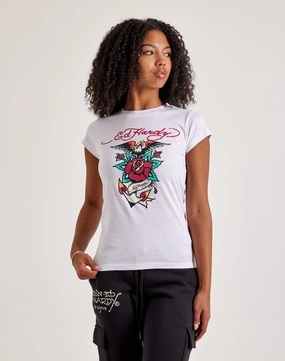 Fashion care (washing, ironing, etc.) Ed Hardy Eagle Rose Slim-Fit Tee Style statements