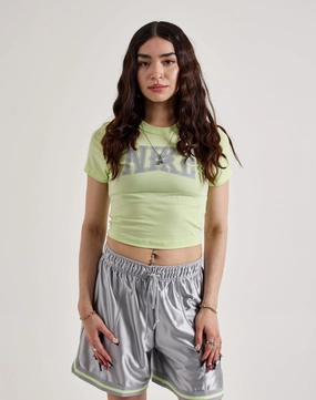 Fashion catalog Nike Slim Cropped Tee Ethical fashion choices