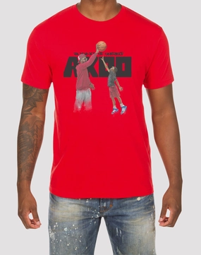 Fashion culture Akoo Hoops Red Tee Fashion catalog
