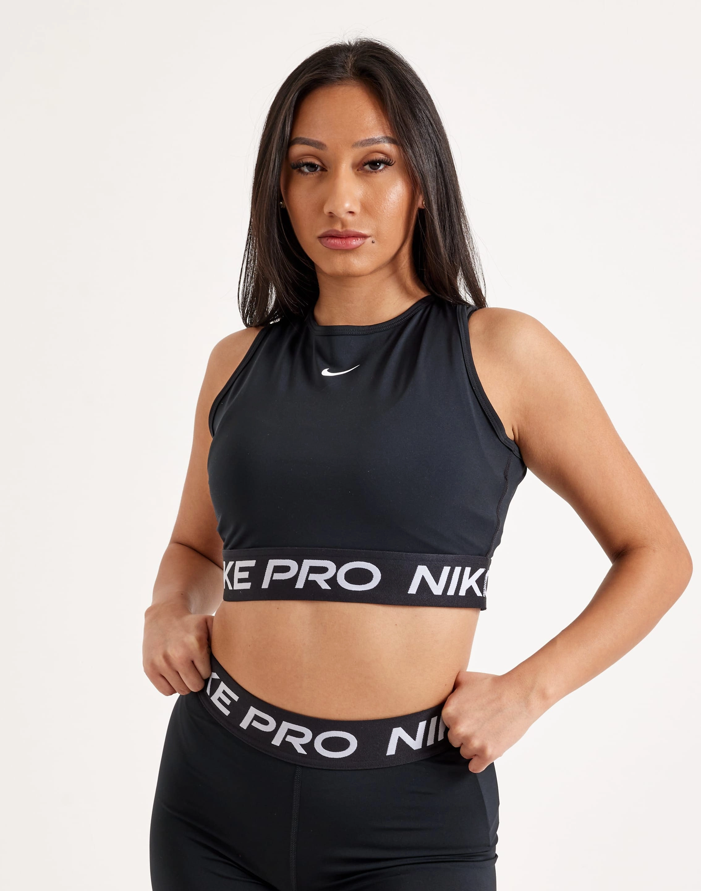 Fashion customization Nike Pro Dri-FIT Cropped Tank Top Free shipping offers