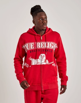 Fashion essentials True Religion Raw Exaggerated Icon Full-Zip Hoodie Fashion collections