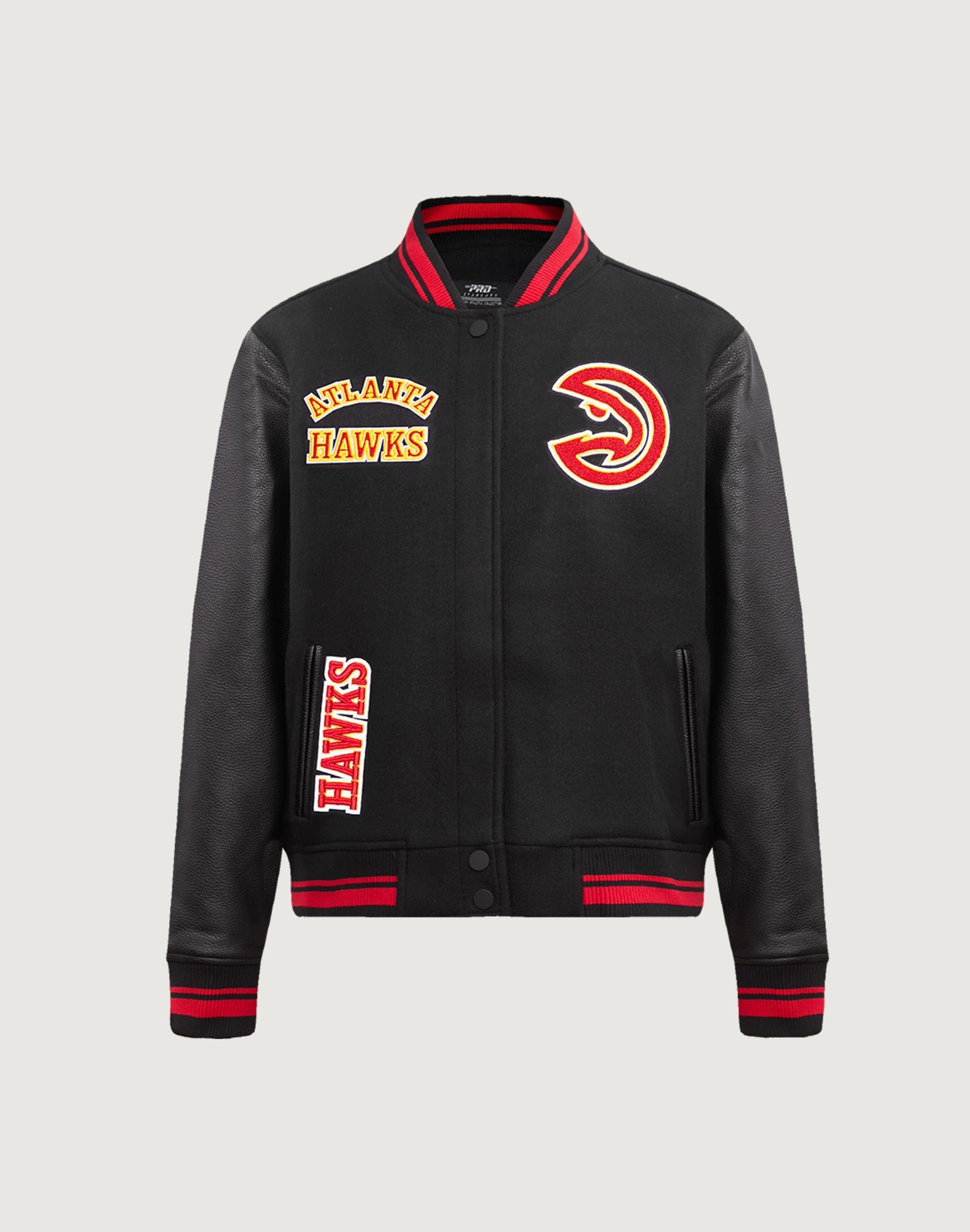 Fashion events Pro Standard Atlanta Hawks Retro Classic Rib Wool Varsity Jacket Fashion inspiration