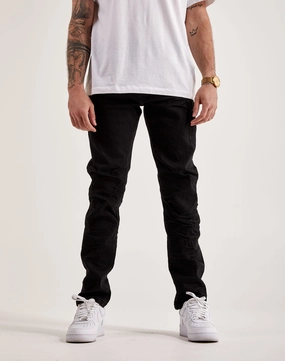 Fashion exhibitions Smoke Rise Coated Denim Jeans Polyester - used fashion