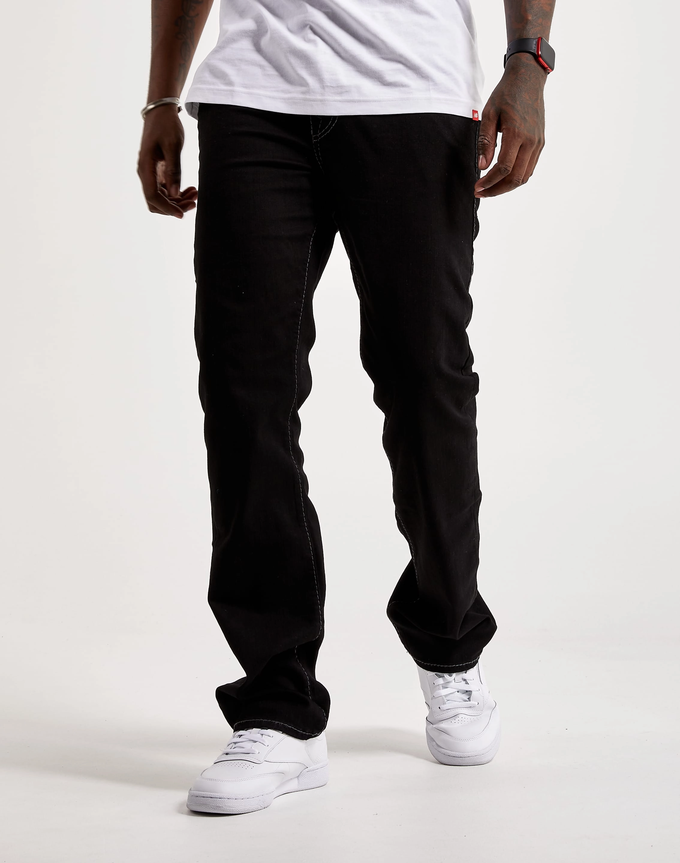 Fashion exhibitions True Religion Ricky Big T Stitch Straight Jeans Lace - detailed fashion