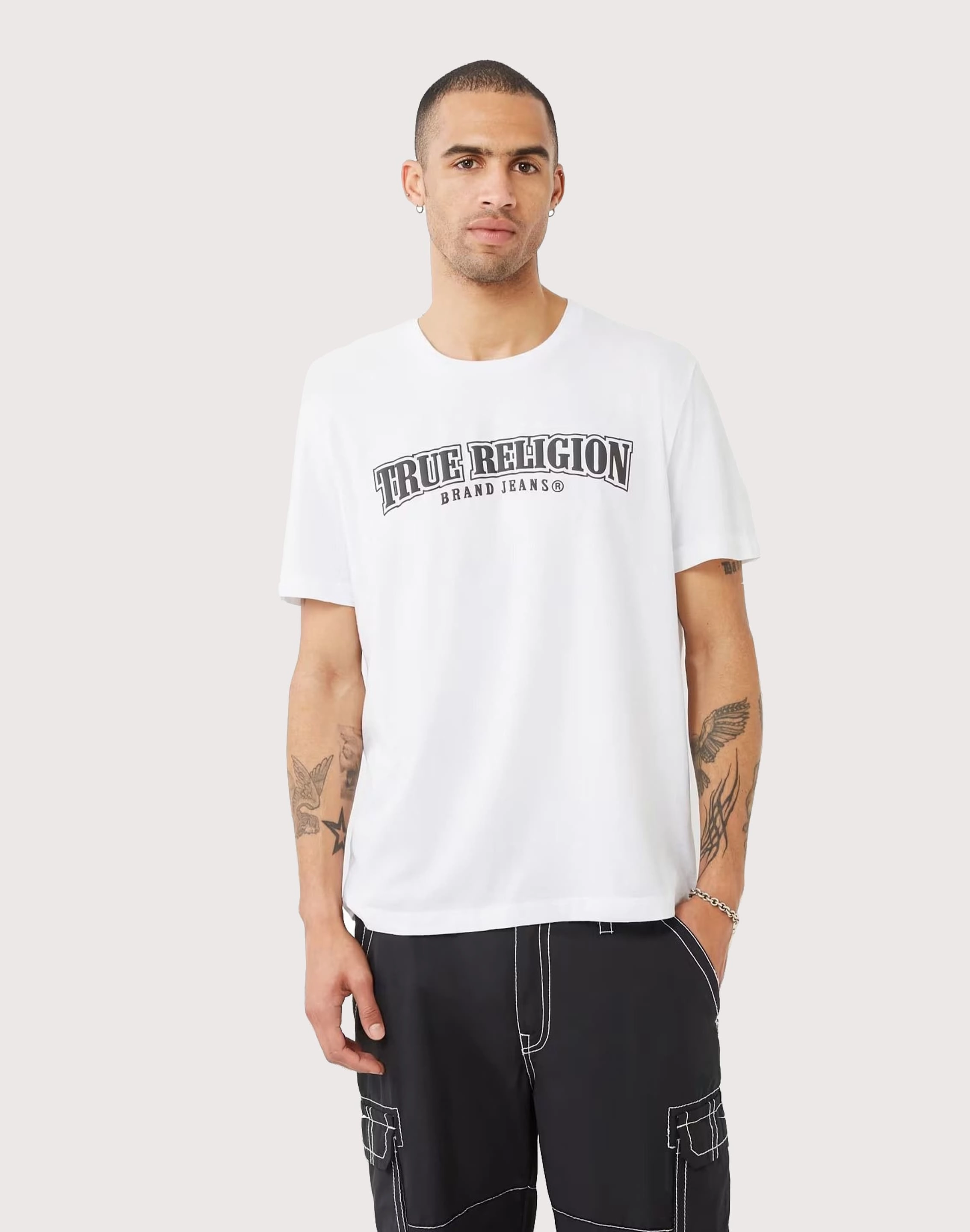 Fashion for all ages True Religion Painted Horseshoe Relaxed Tee Fashion labels