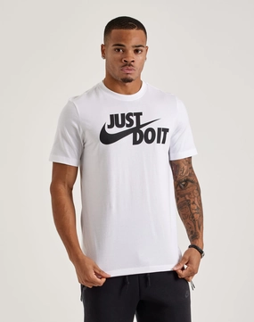 Fashion for all body types Nike Just Do It Swoosh Tee Embroidered fashion