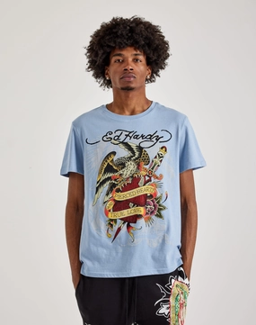 Fashion-forward items Ed Hardy Pierced Eagle Rhinestone Tee Hip - hop fashion