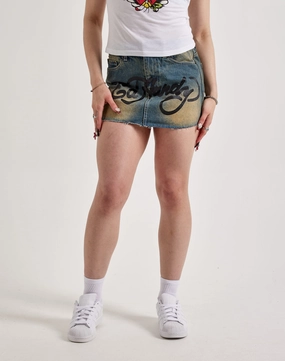 Fashion-forward items Ed Hardy Snake Hearts Denim Skirt Apparel finds