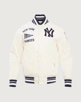 Fashion models Pro Standard New York Yankees Retro Classic Rib Satin Jacket Minimalist fashion