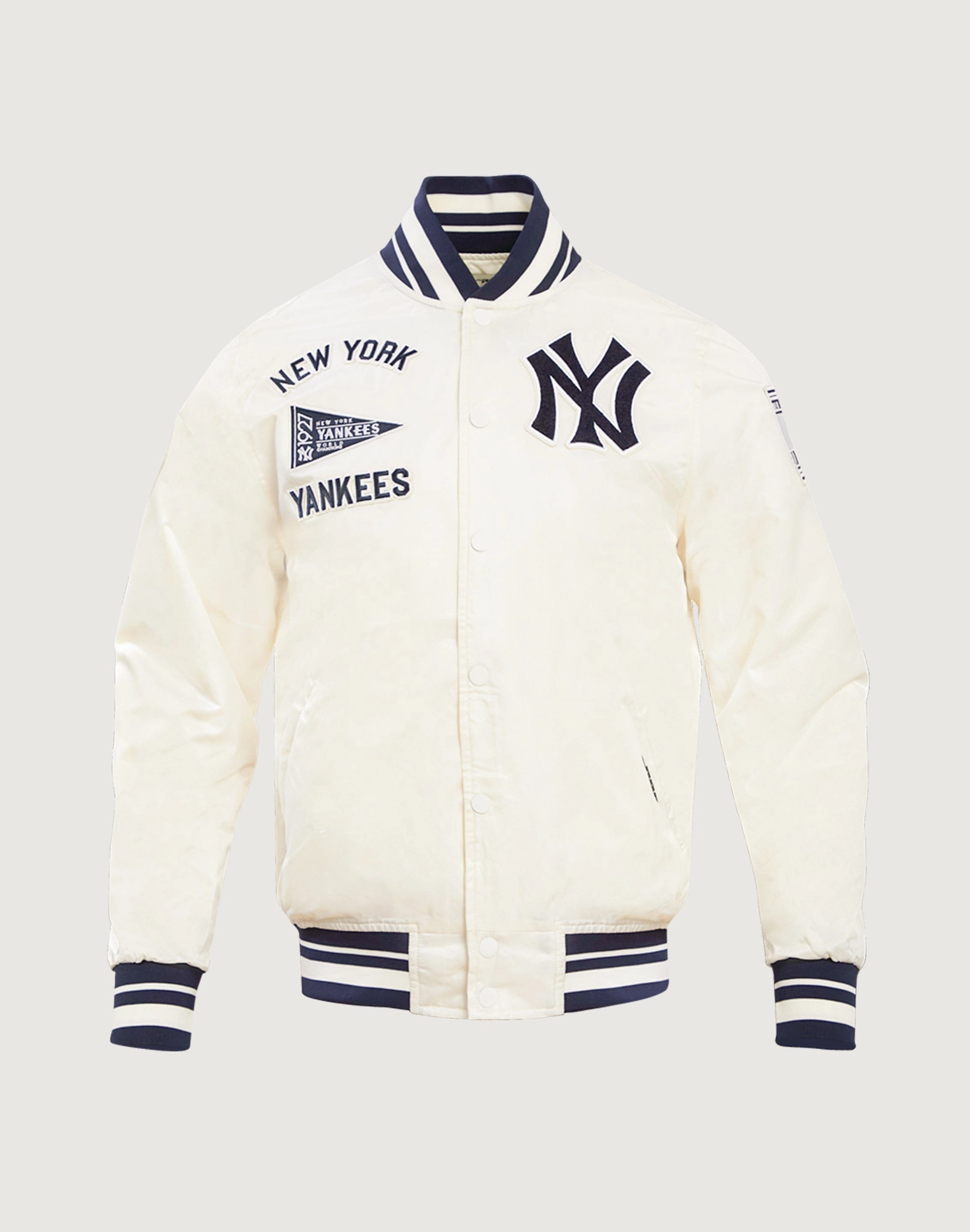 Fashion models Pro Standard New York Yankees Retro Classic Rib Satin Jacket Minimalist fashion