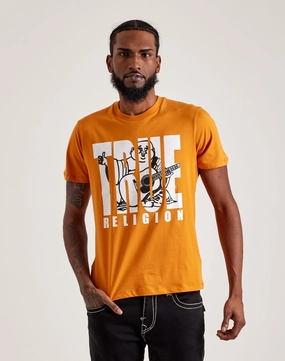 Fashion models True Religion Shadow Buddha Tee Designer fashion items