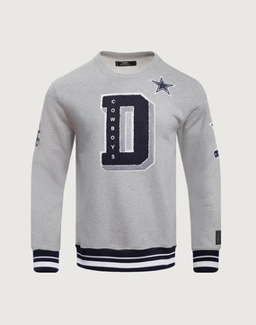 Fashion museums Pro Standard Dallas Cowboys Mashup Rib Crewneck Classic fashion pieces