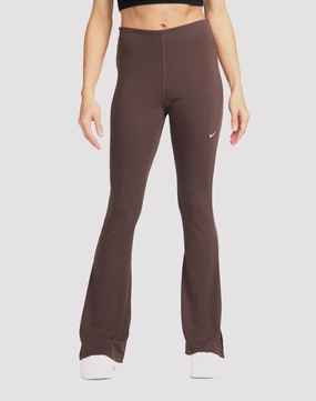 Fashion photography Nike Sportswear Chill Knit Tight Mini-Rib Flared Leggings Budget - friendly fashion