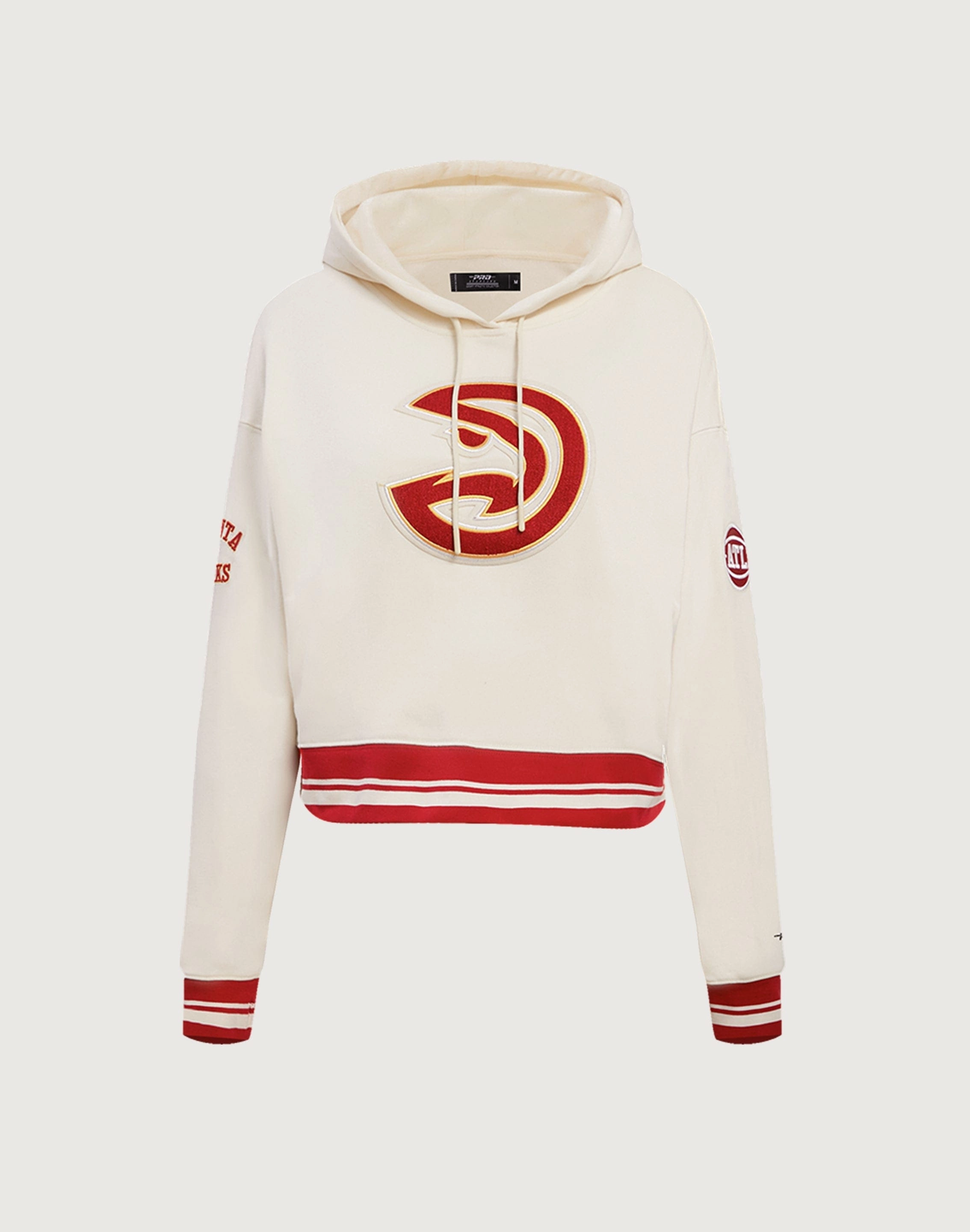 Comfortable apparel Pro Standard Atlanta Hawks Retro Classic Rib Cropped Hoodie Fashion collections