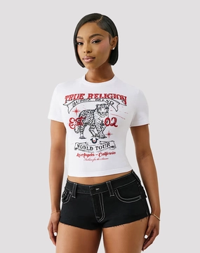 Fashion sizes True Religion Crystal Leopard Tee Seasonal wear