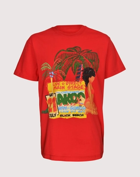 Fashion storage (wardrobes, hangers, etc.) Akoo Beach Bae Red Tee Fashion lookbook