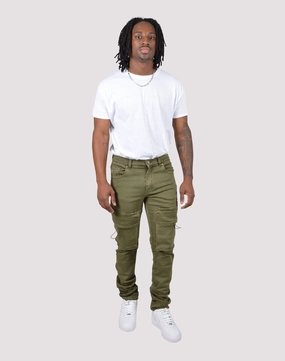 Fashion storage (wardrobes, hangers, etc.) Grindhouse Bellow Chord Pocket Denim Jeans Embroidered fashion